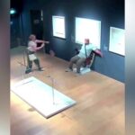 Tourist caught-on-camera smashing crystal-studded ‘Van Gogh’ chair at art museum
