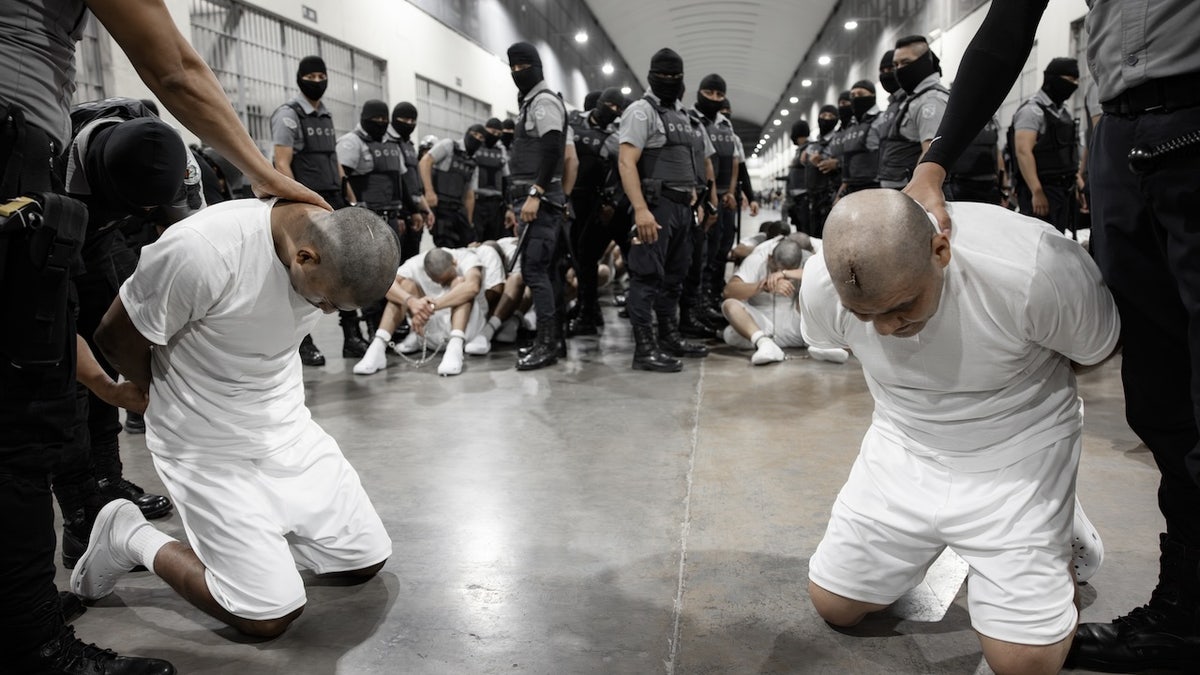 prisons in El Salvador's supermax facility