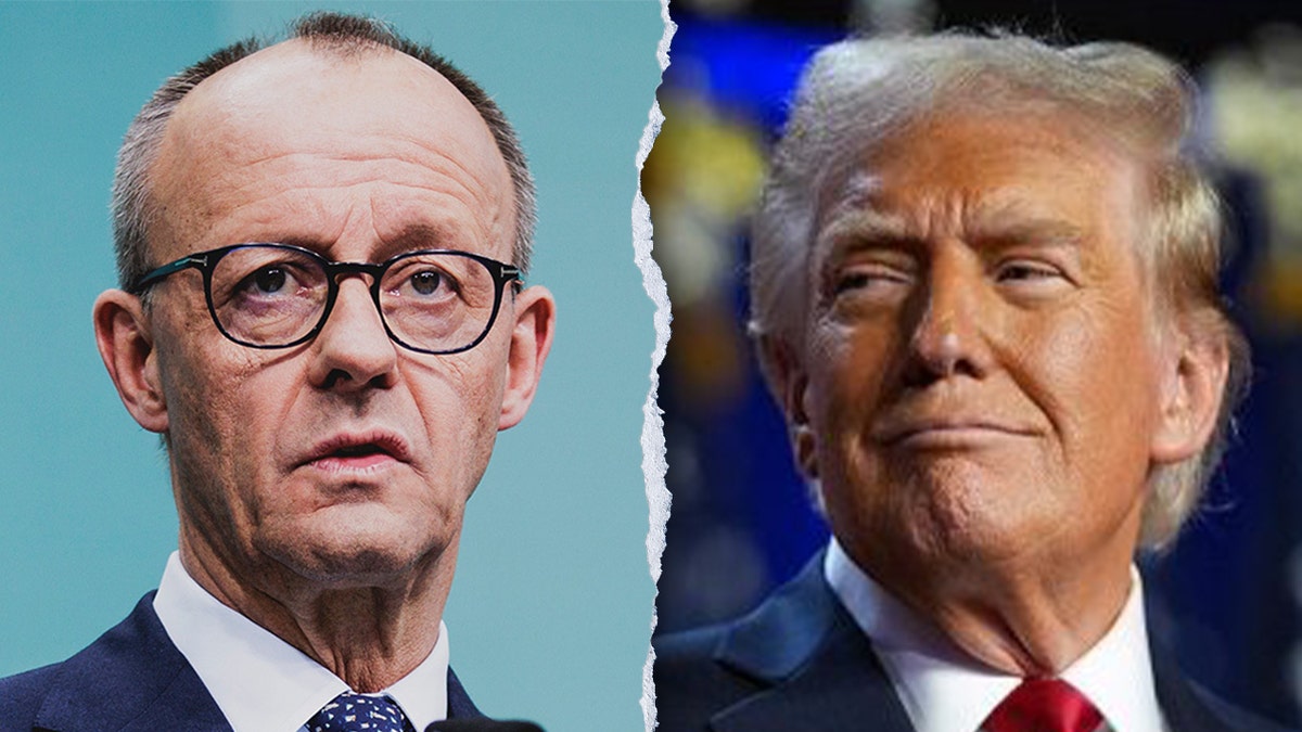 German's chancellor-elect Friedrich Merz and President Donald Trump