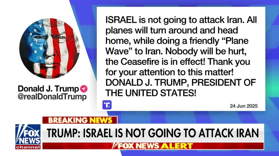 Trump says ceasefire is in effect with Israel, Iran despite prior attacks