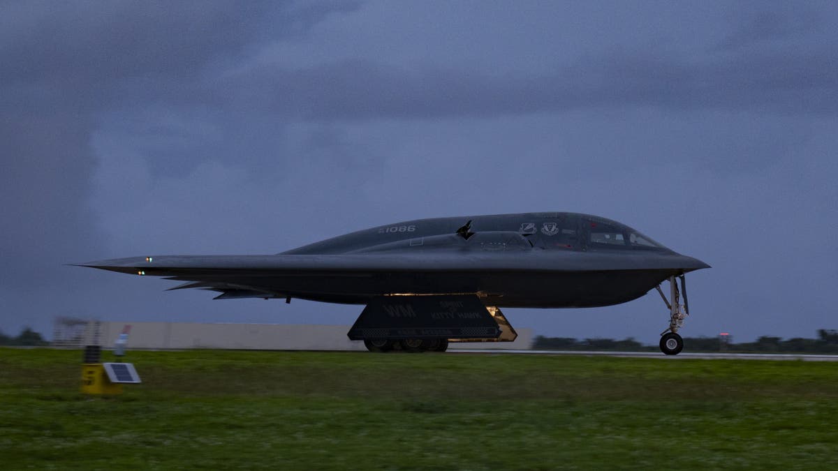 B-2 spirit bomber in Guam