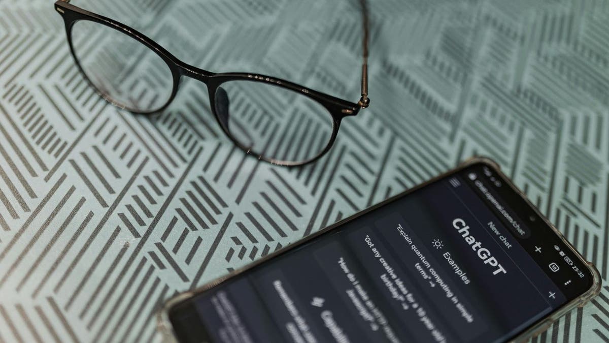 ChatGPT app on a smartphone.