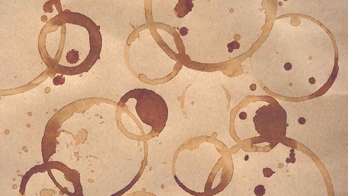 coffee stains