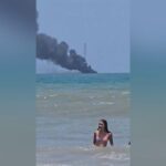 Boat catches fire near Cape Canaveral, passengers saved