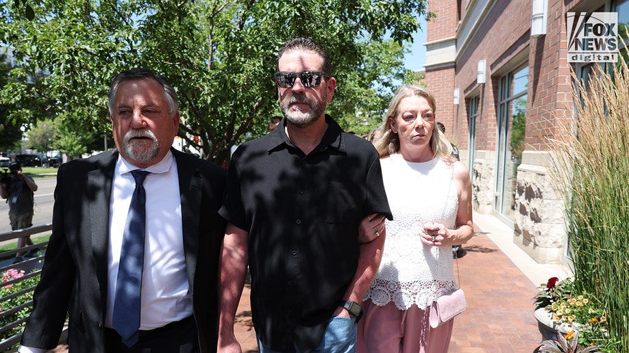Kohberger victim Madison Mogen's parents leave court.