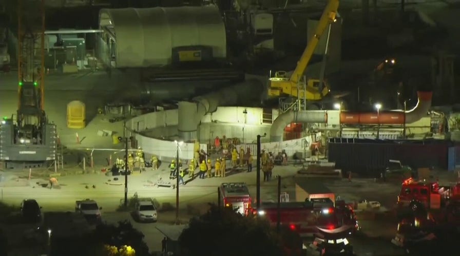 31 construction workers reach safety after LA industrial tunnel partially collapses