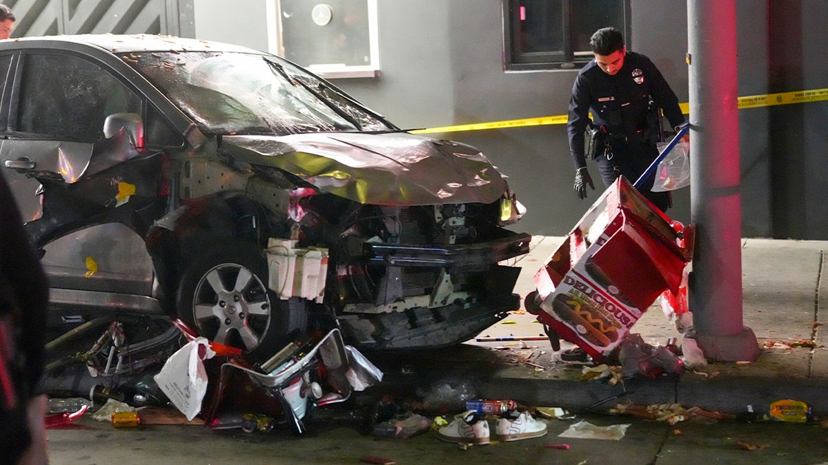 Driver rams into LA crowd