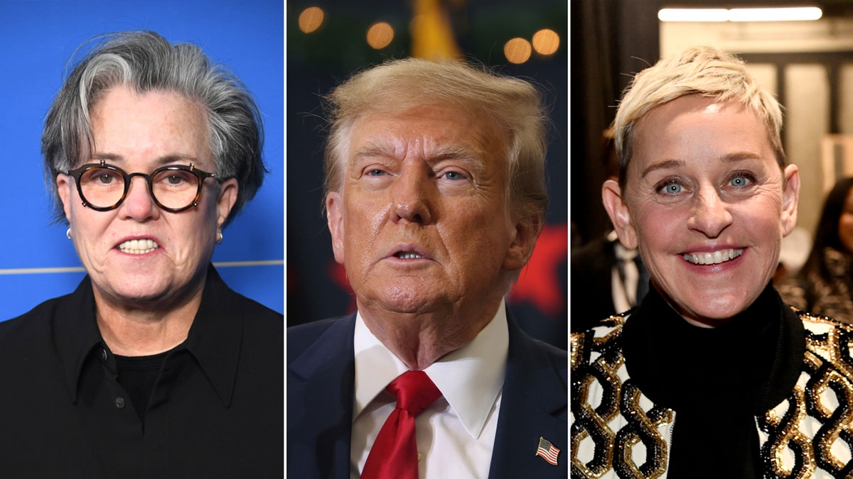 Rosie O'Donnell, Donald Trump and Ellen DeGeneres