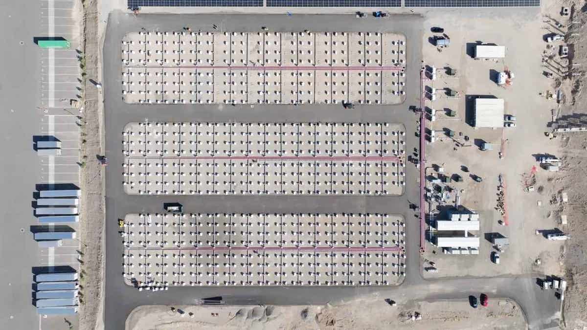 AI data center powered by repurposed EV batteries.