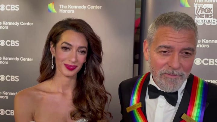 George Clooney talks family life at Kennedy Center Honors