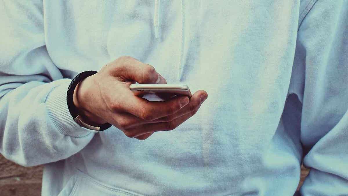 man with phone