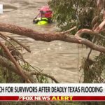 Harrowing photos show what’s left of volunteer fire chief’s vehicle after he was swept away in Texas floods