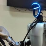Humanoid robot performs medical procedures via remote control