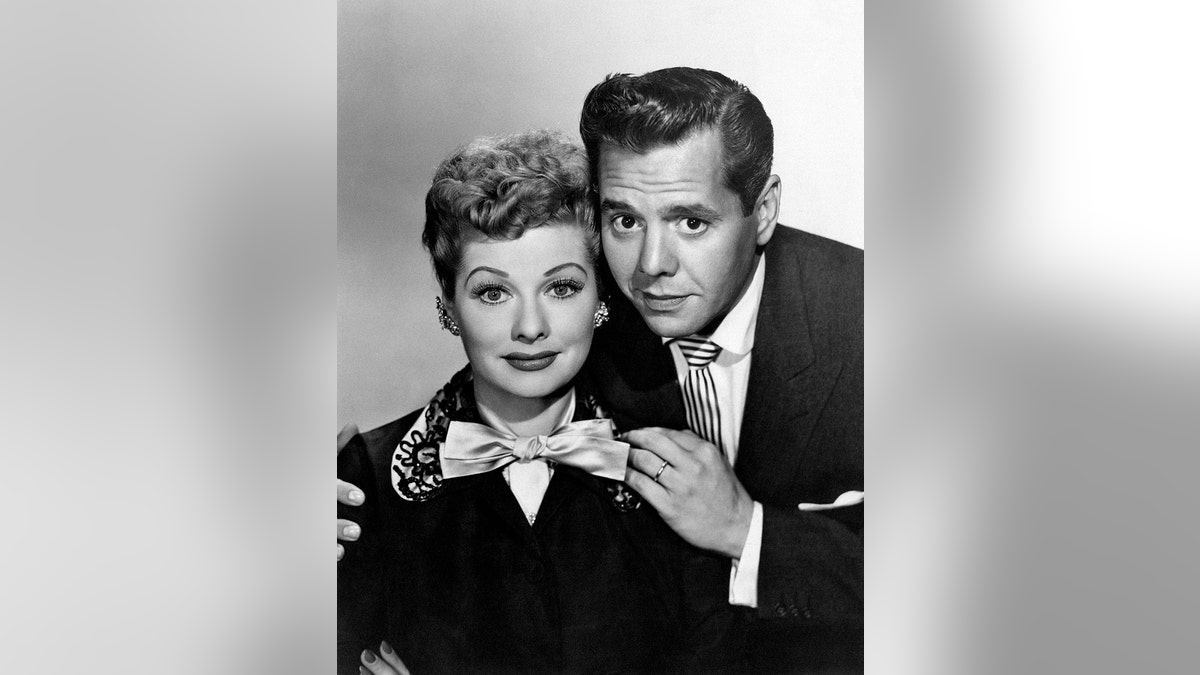 Portrait of Desi Arnaz and Lucille Ball