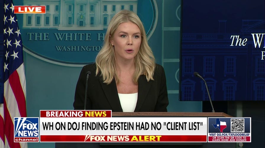 Peter Doocy asks Press Secretary Karoline Leavitt about Jeffrey Epstein files