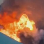 Massive car explosion caught on camera rocks parking lot in major DC suburb