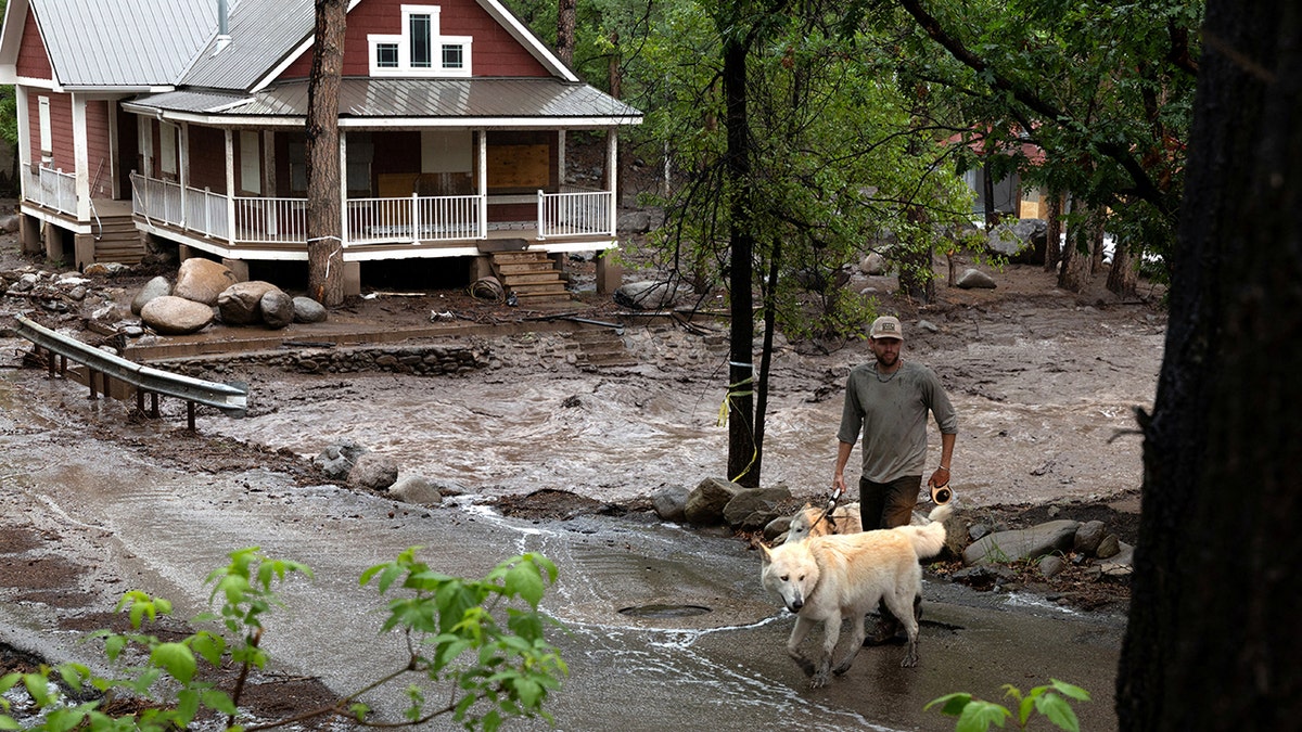 Ruidoso, NM flooding in June 2025