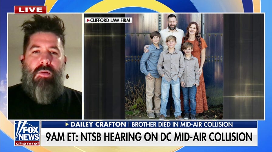 'This should have never happened': DC crash victim's brother speaks out ahead of NTSB hearings