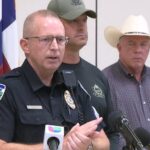 Police say ‘sightseers’ hindering Texas recovery efforts as teams search for victims in debris