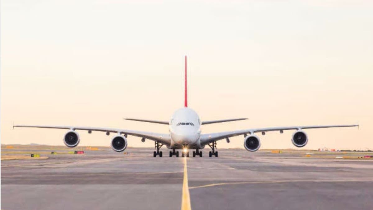 Qantas aircraft on the runway.