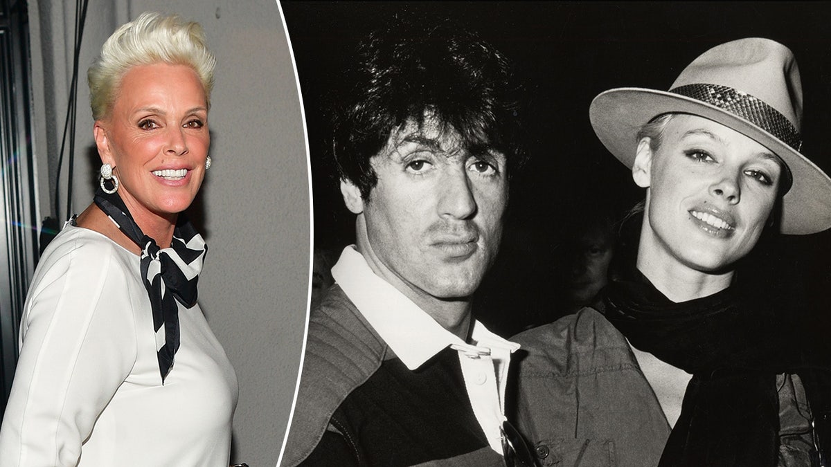 A photo of Brigitte Nielsen, Sylvester Stallone