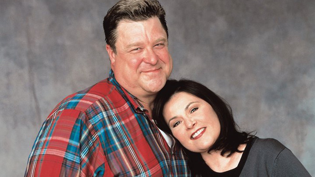 john goodman and roseanne barr in roseanne