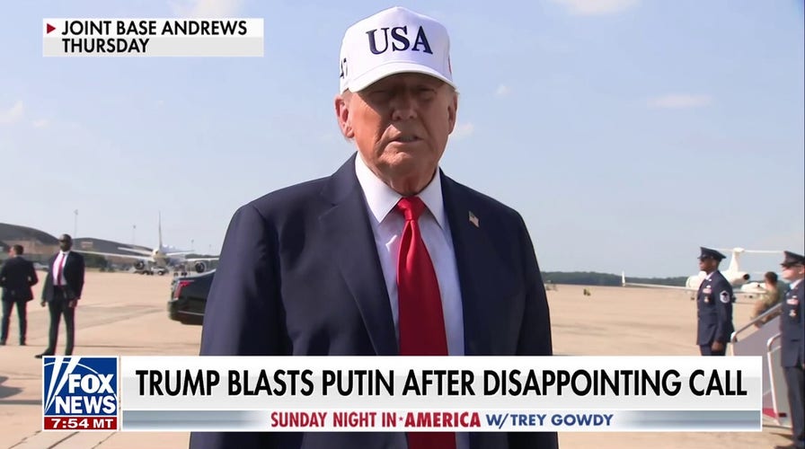 Trump says he has not made any progress with Putin 'at all'