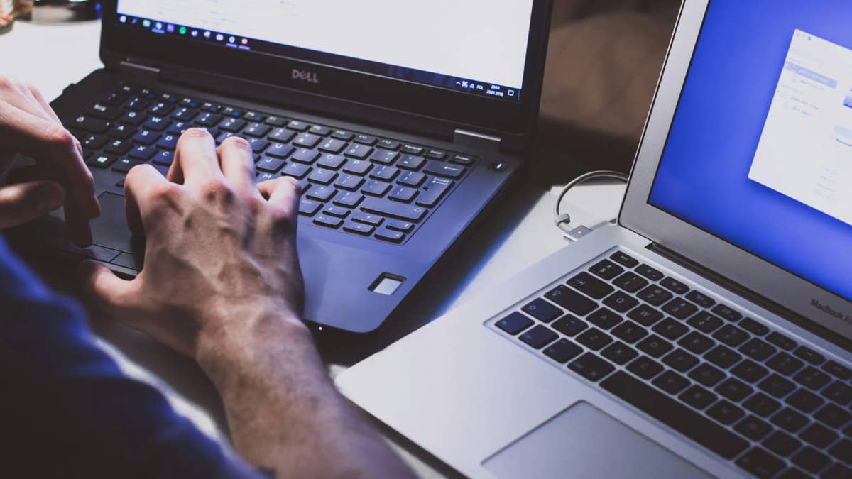 Illustration of a hacker at work.