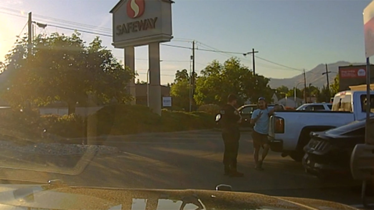 Dash camera footage of Travis Decker