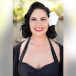 USAF veteran who donated 2 organs poses as ‘40s pinup model