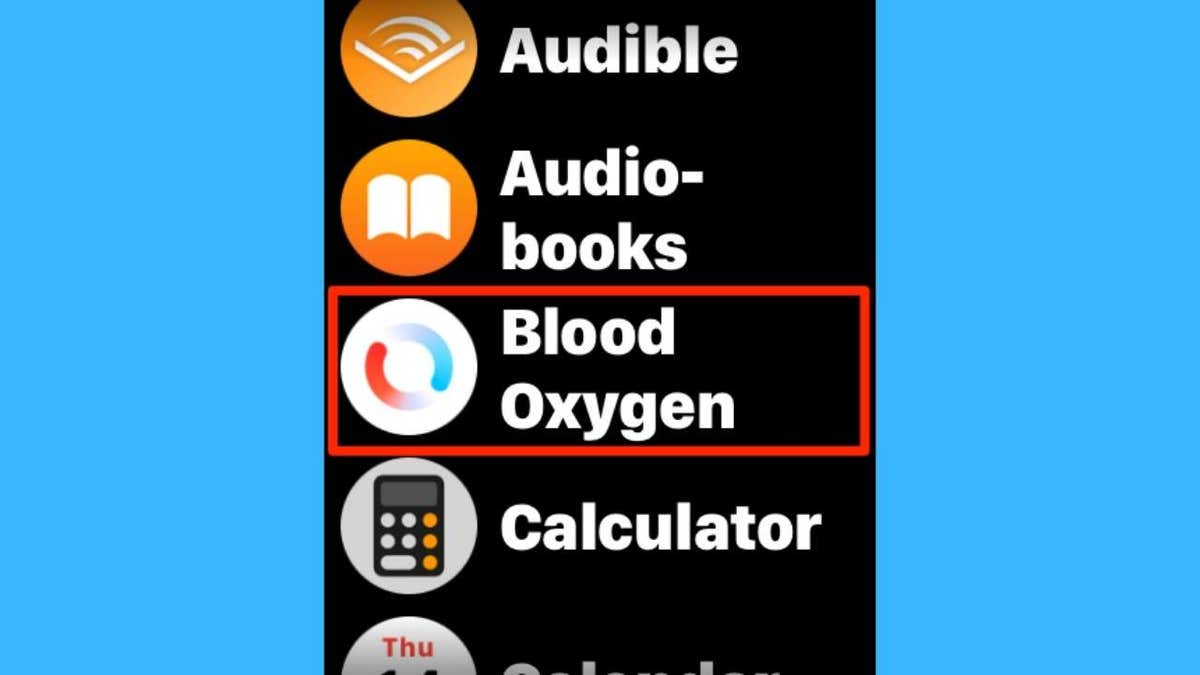 Blood oxygen feature on Apple Watch (Kurt "CyberGuy" Knutsson)