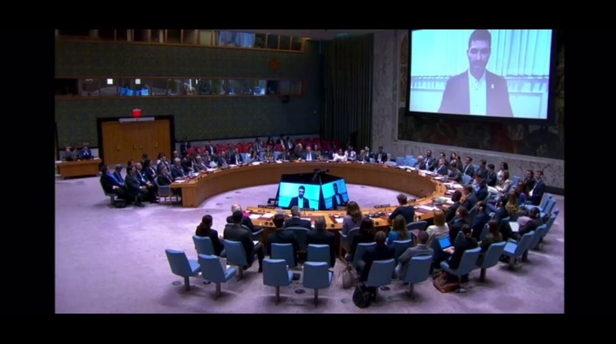 Brother of Israeli hostage addresses UN Security Council 