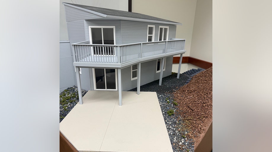 Model house of 1122 King Road, where four University of Idaho students were found dead.