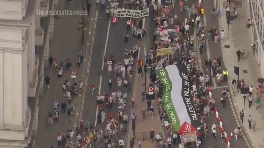 anti-Israel protest london
