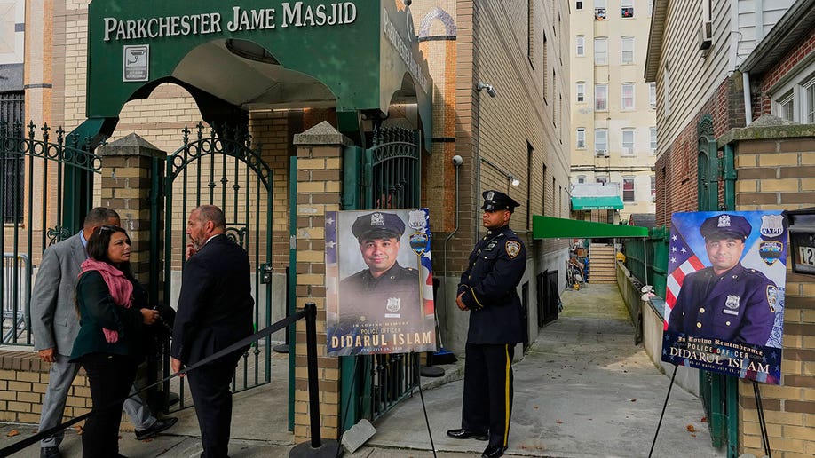 exterior of mosque where viewing will be held