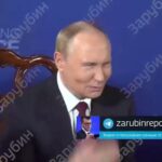 Putin appears to be visibly annoyed as reporters barrage him and Trump with questions