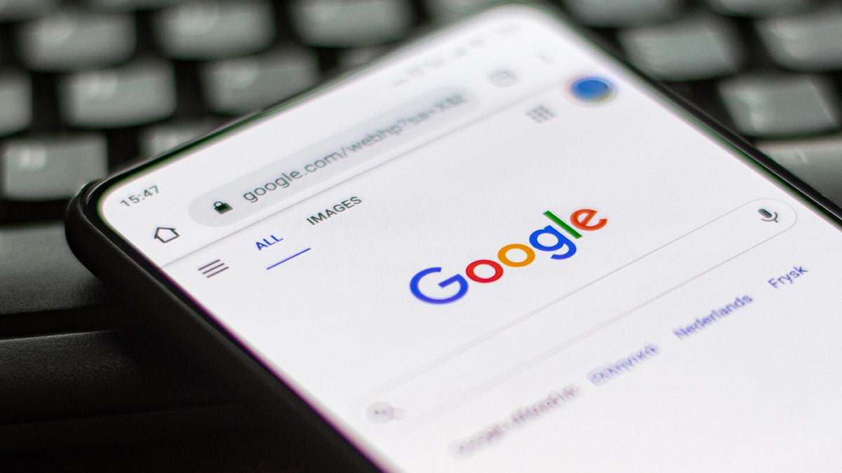 Google search on a smartphone.