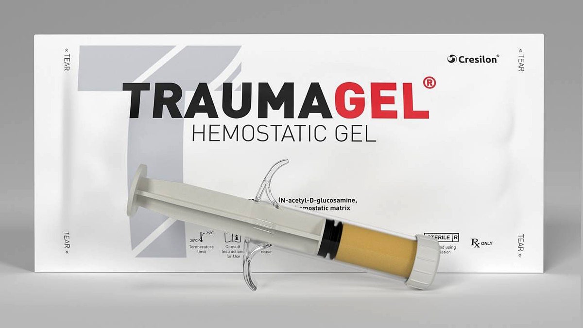 TRAUMAGEL is a plant-based bleeding control gel.