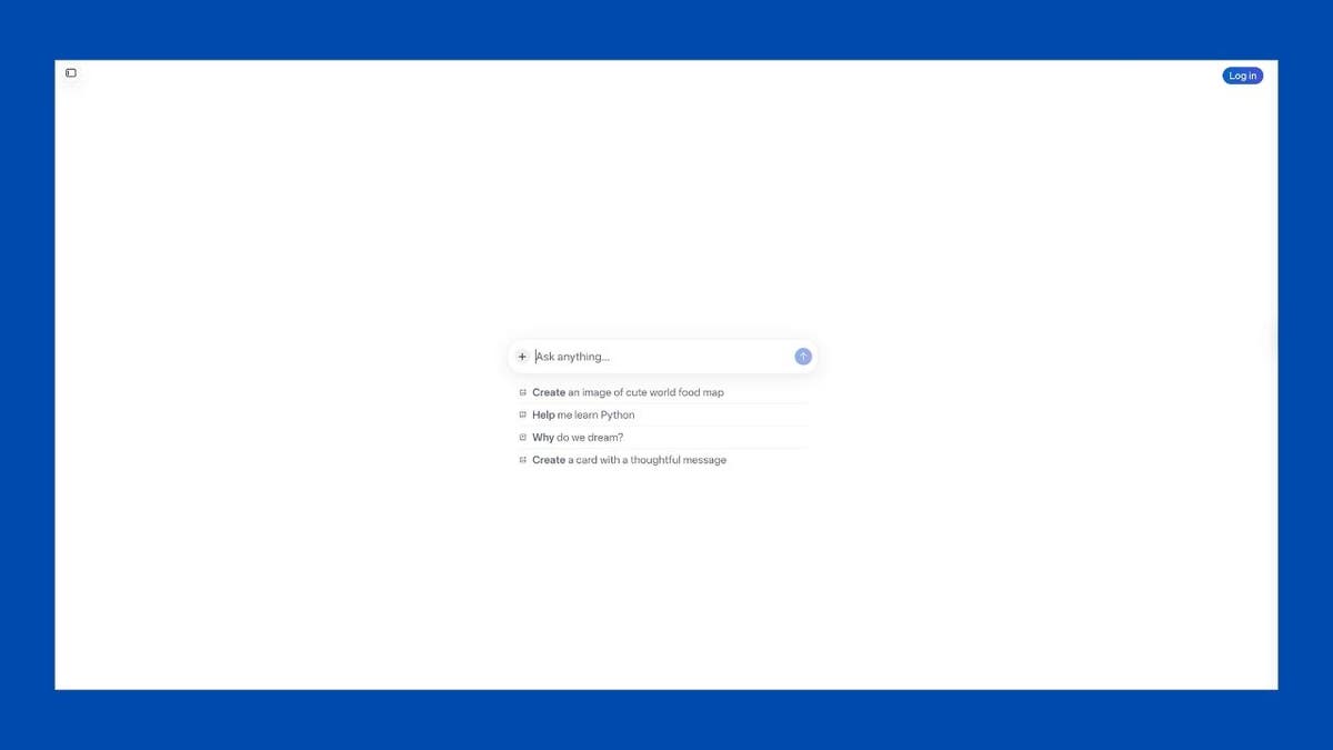 Desktop page with an 