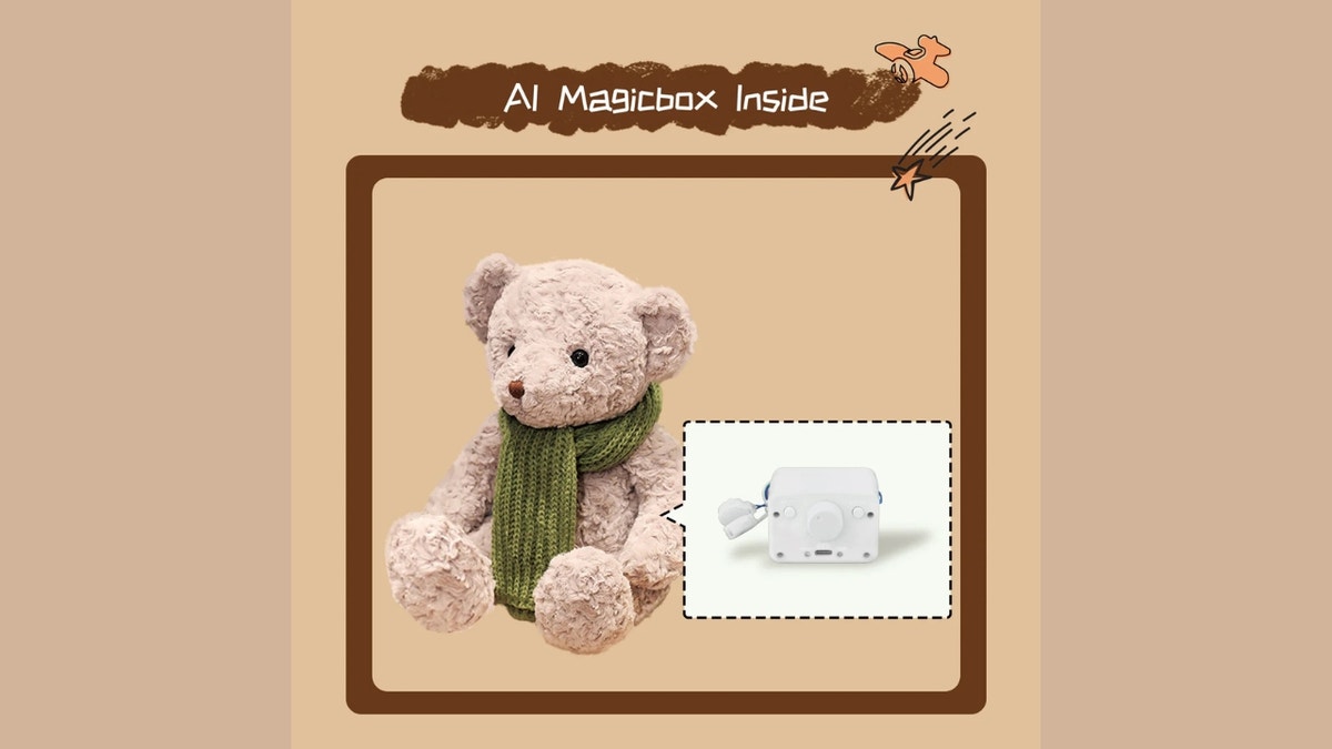 Photo of an AI Teddy bear.