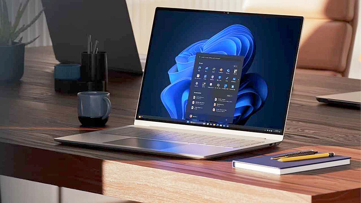 A laptop running Windows 11