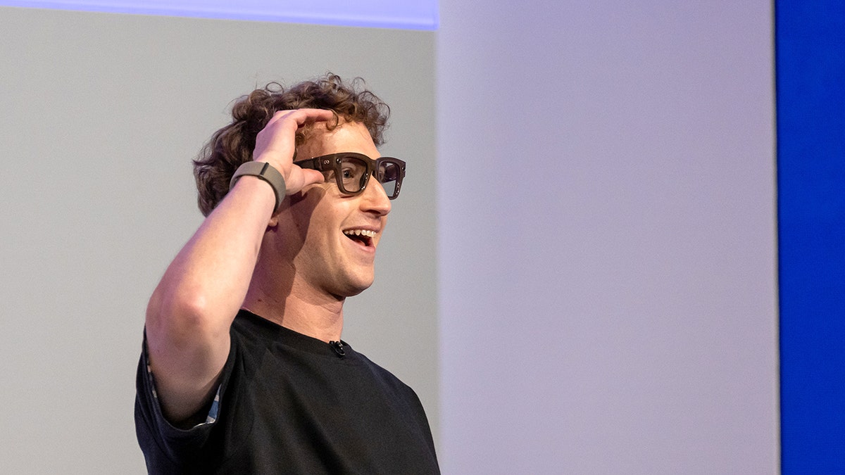 Mark Zuckerberg during Meta Connect Demo