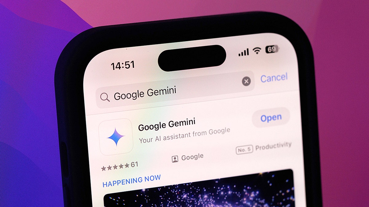 Google Gemini in the app store
