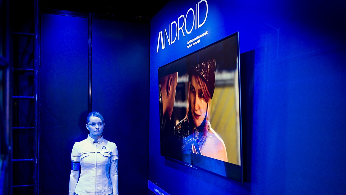 An AndroidTV display.