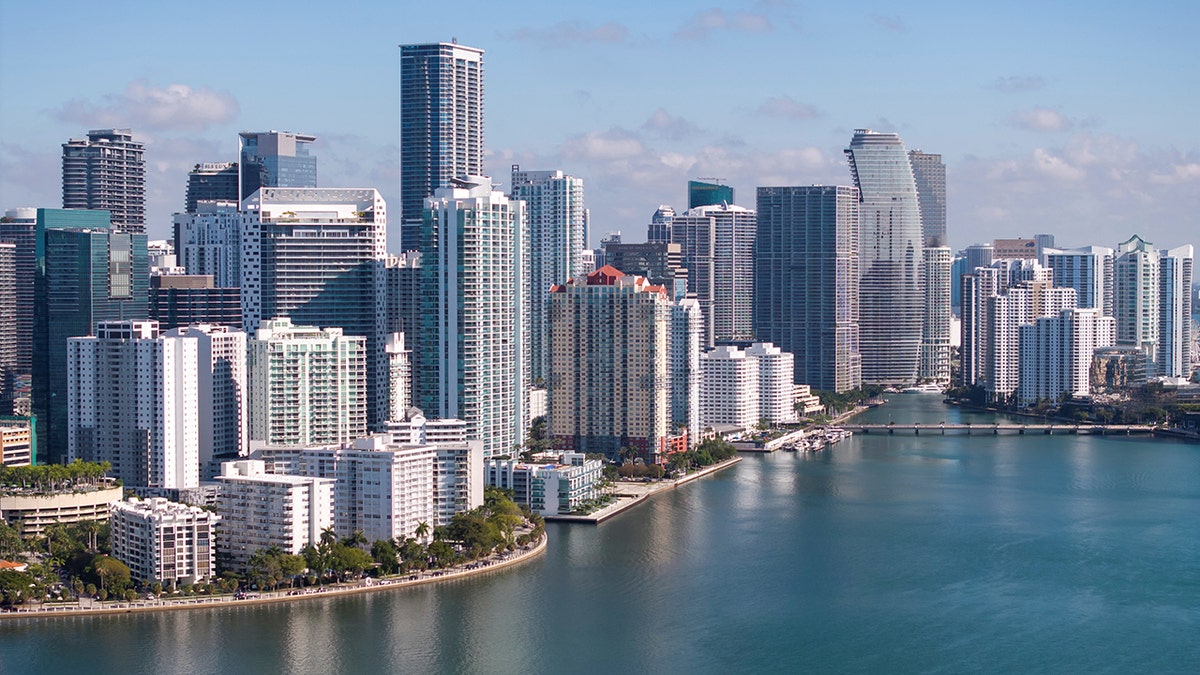Miami, Florida skyline in 2020