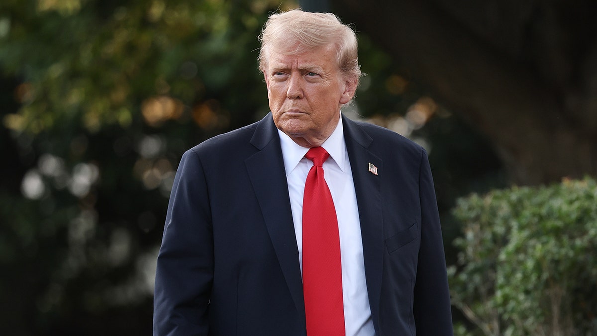 Trump departs the White House