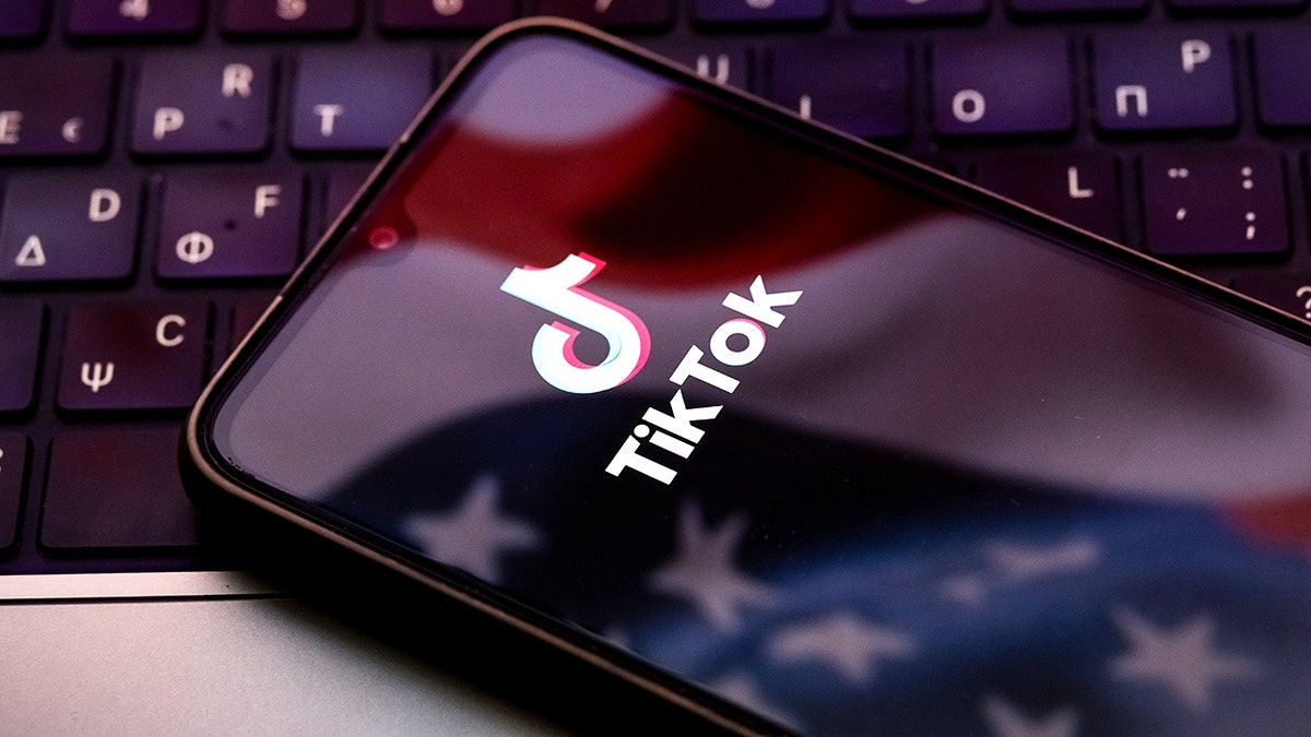 TikTok logo on a smartphone screen.