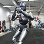 China’s compact humanoid robot shows off balance and flips