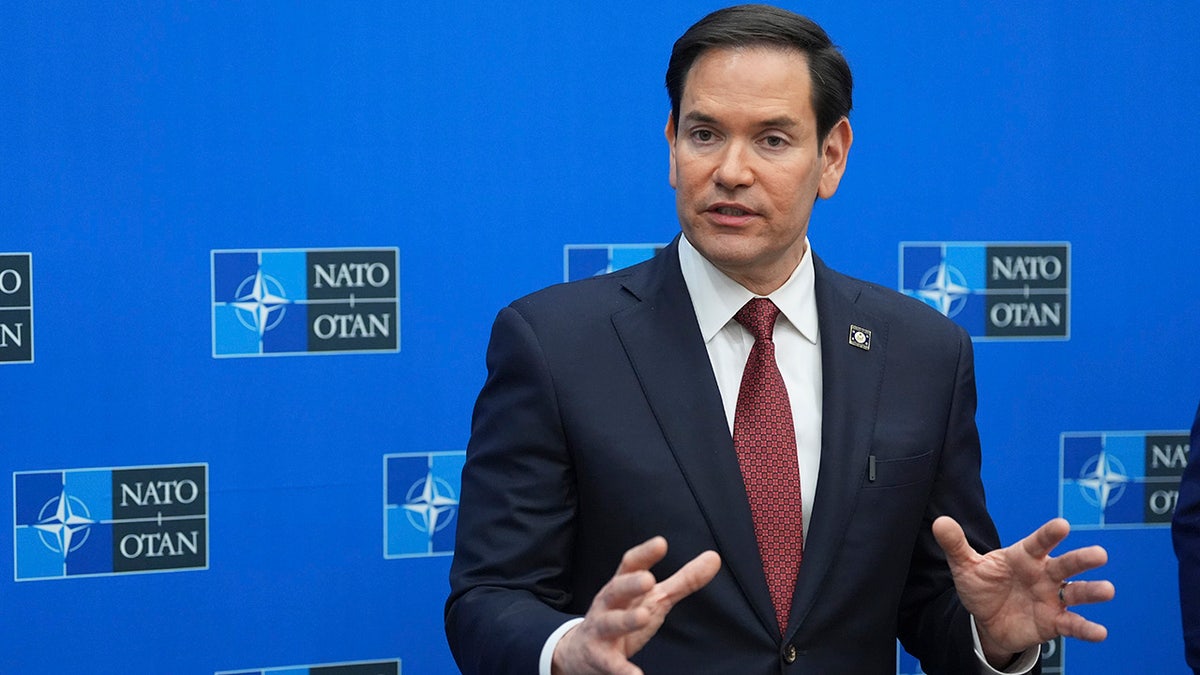 Secretary of State Marco Rubio at NATO headquarters